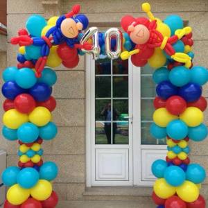 Decoración con globos para cumpleaños